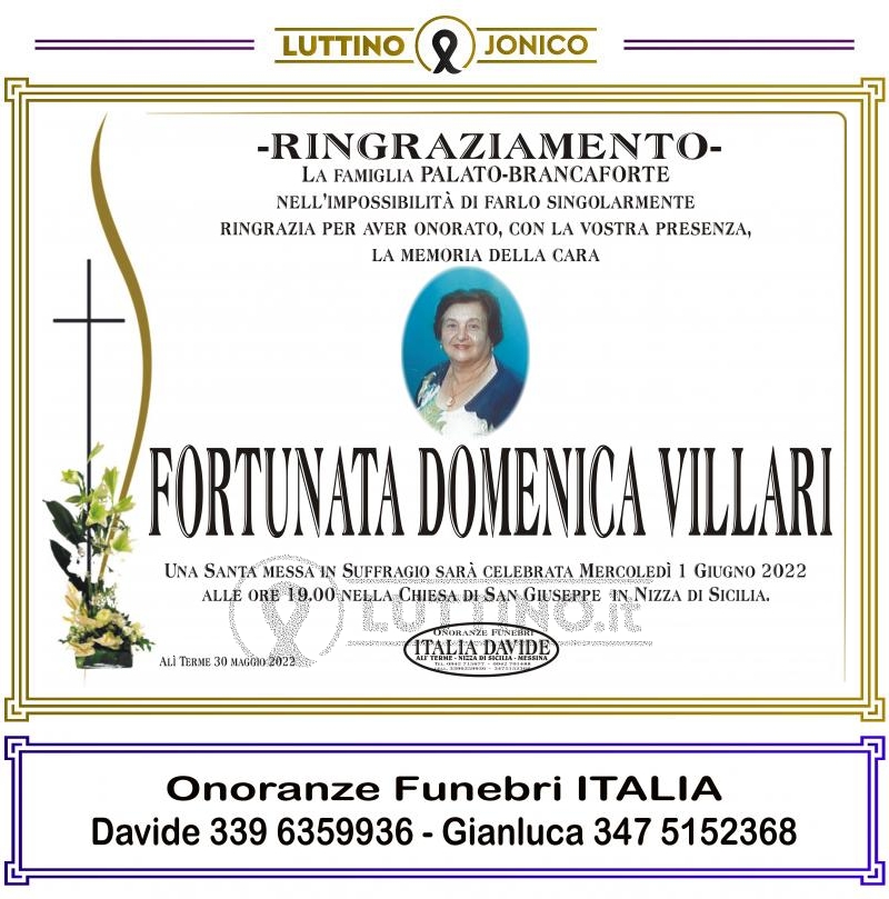 Fortunata Domenica Villari